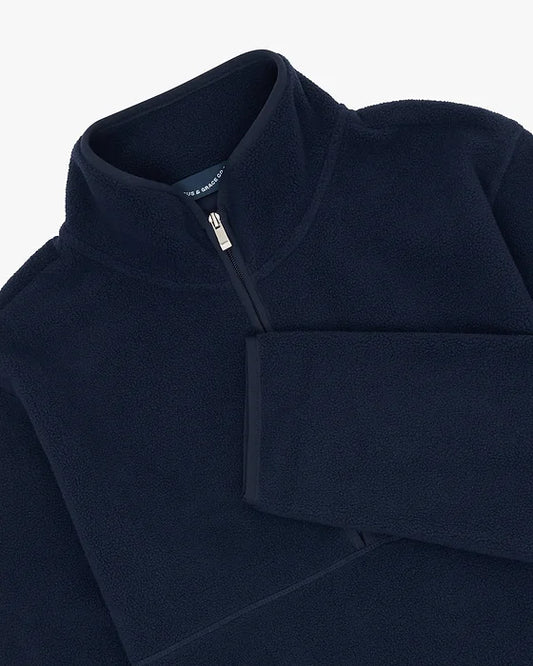 MENS FLEECE JUMPER - NAVY
