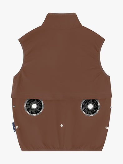 AIR/WET WEATHER VEST - CHOCOLATE