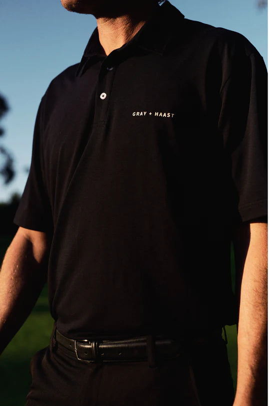 Black Tee Polo