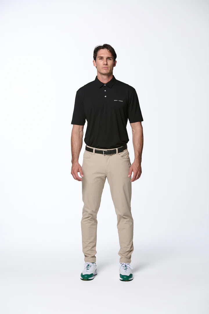 Black Tee Polo