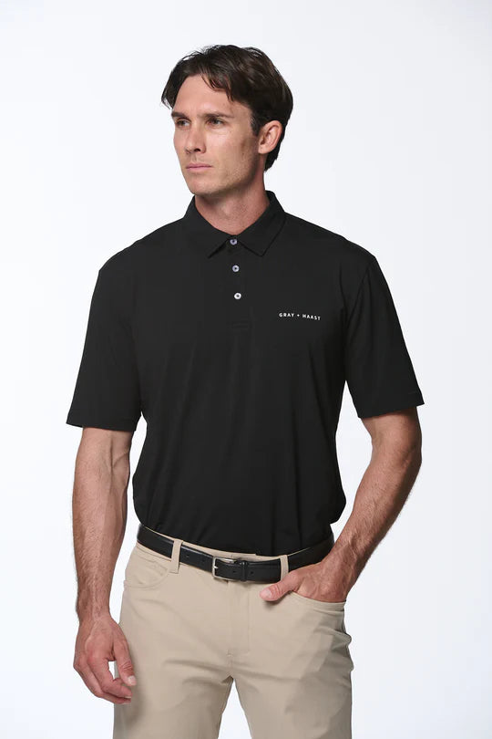 Black Tee Polo