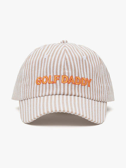 Golf Daddy - Beige/White Seersucker