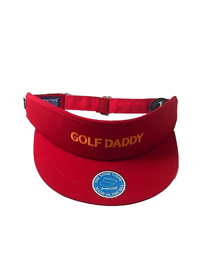 Golf Daddy Visor - Red