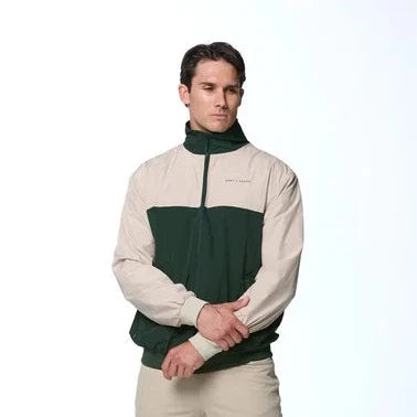 G+H Windbreaker - Sand/Dark Green