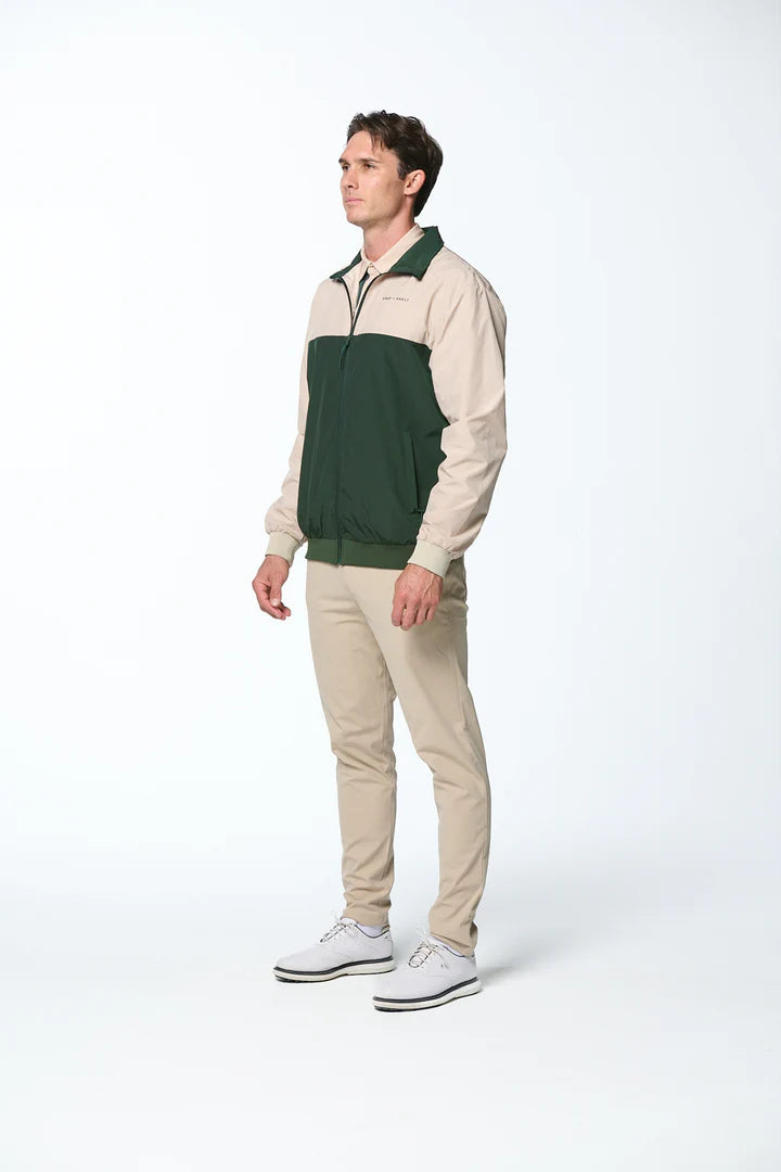 G+H Windbreaker - Sand/Dark Green