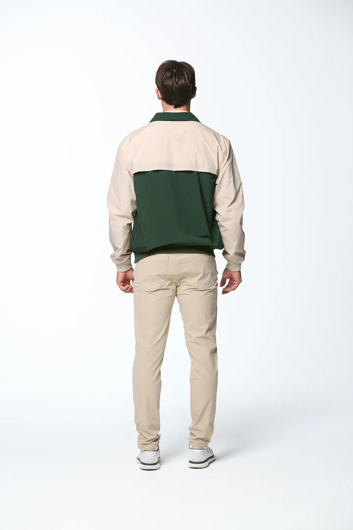 G+H Windbreaker - Sand/Dark Green