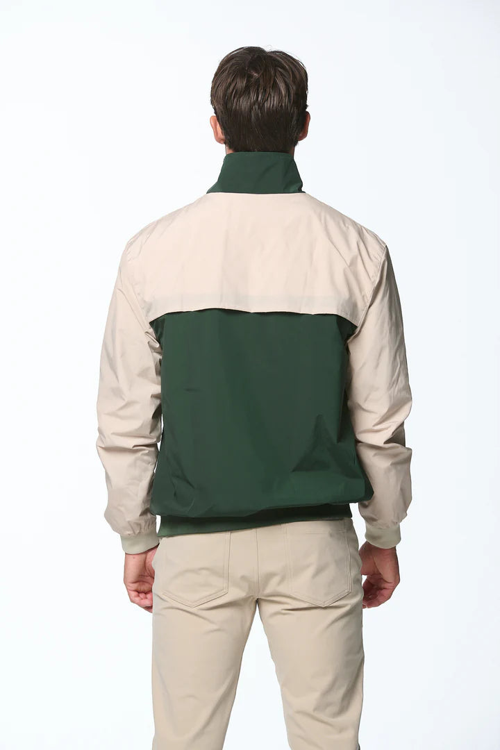 G+H Windbreaker - Sand/Dark Green