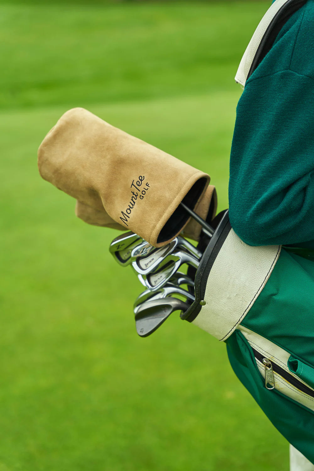 Headcover 3 Wood - Brown Suede