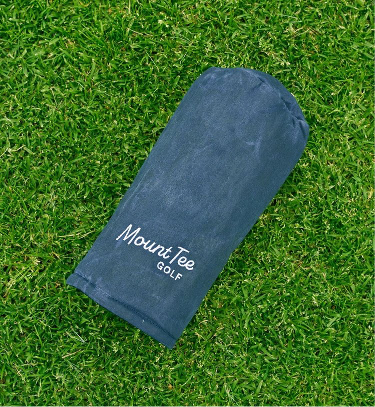 Headcover 3 Wood - Indigo Waxed Canvas