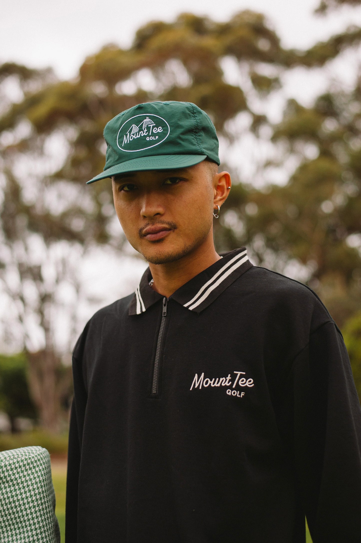 Nylon 5 Panel Cap - Pine