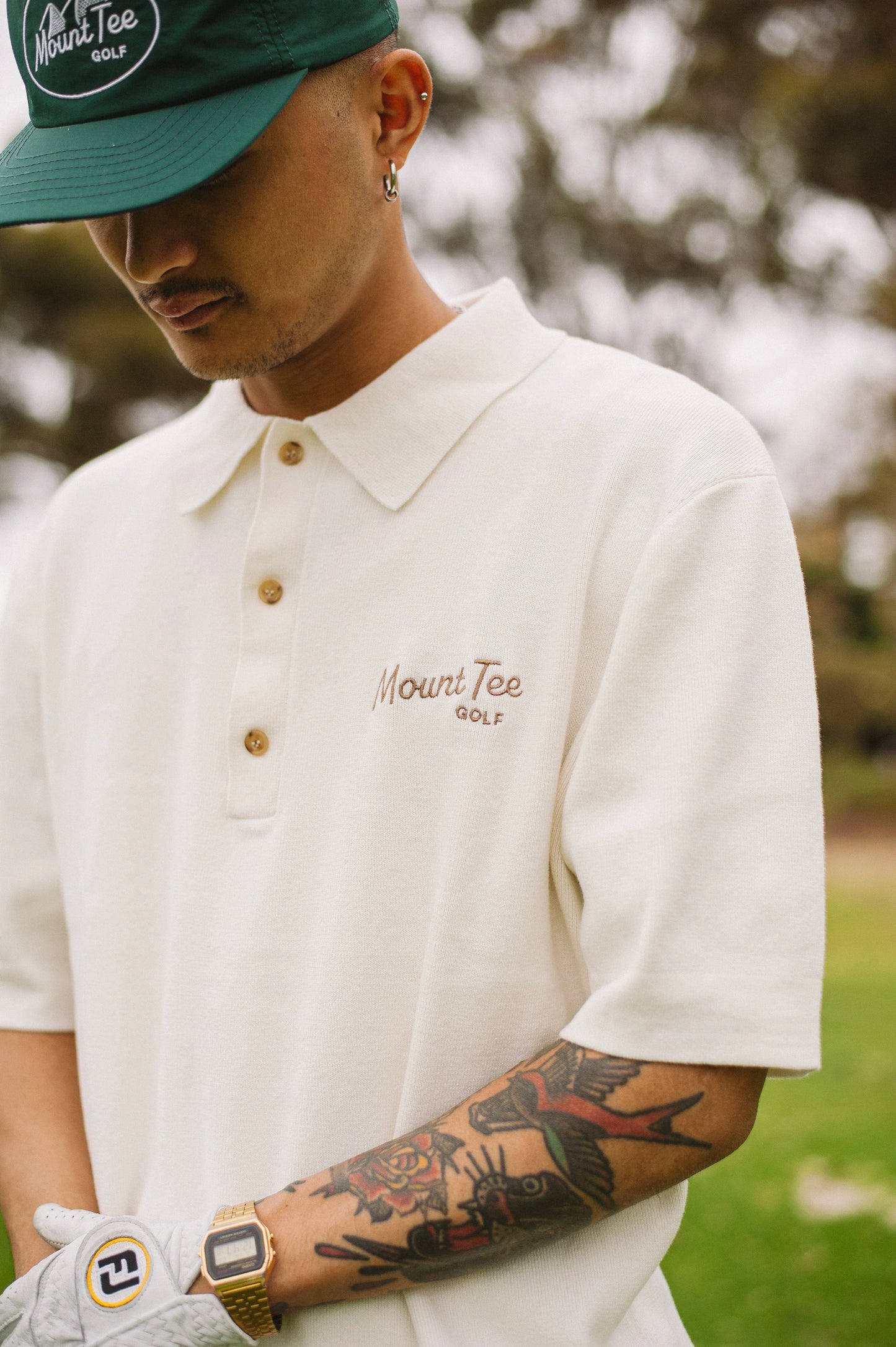 Woodlands Kinit Polo - Sand