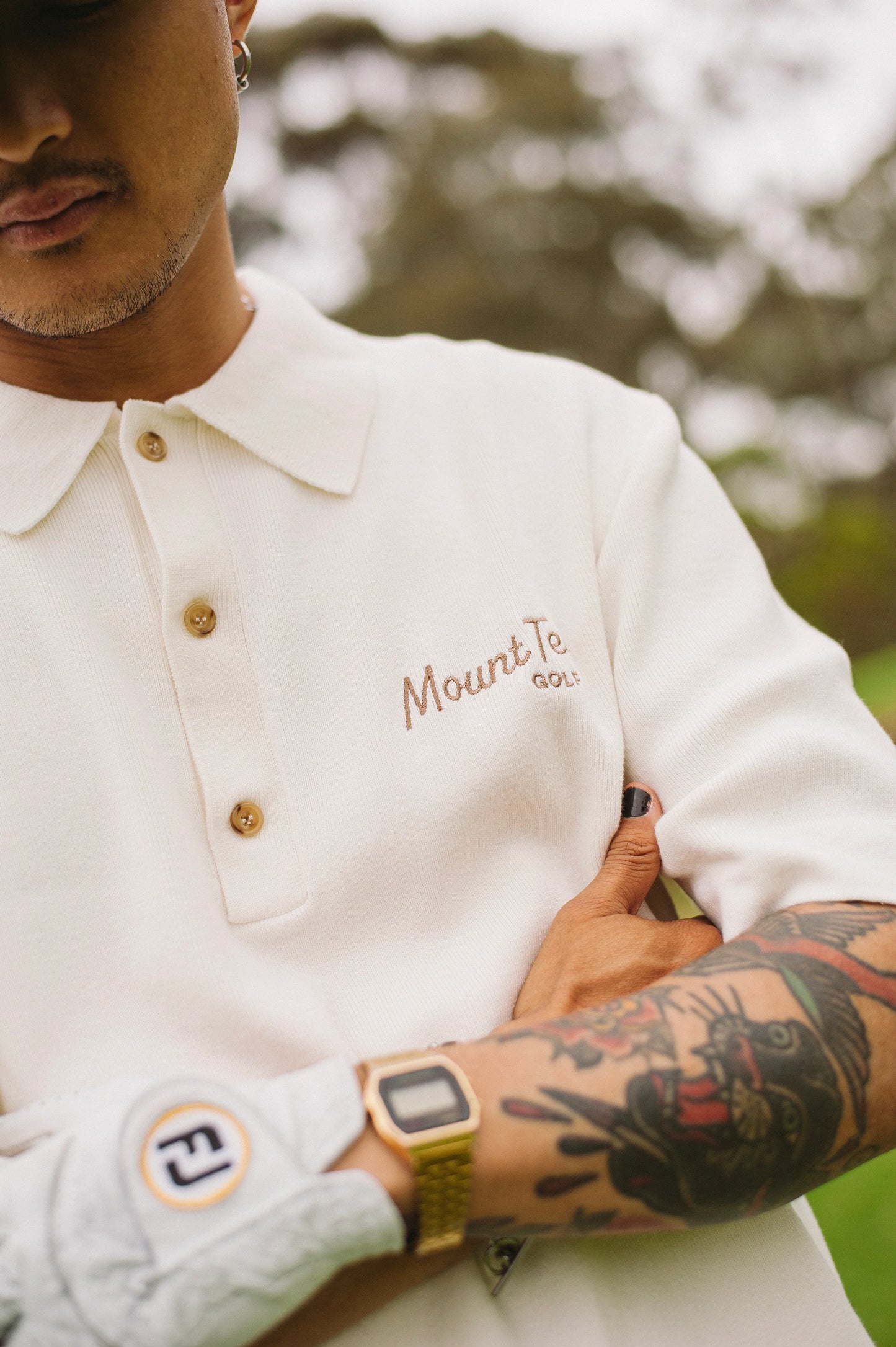 Woodlands Kinit Polo - Sand