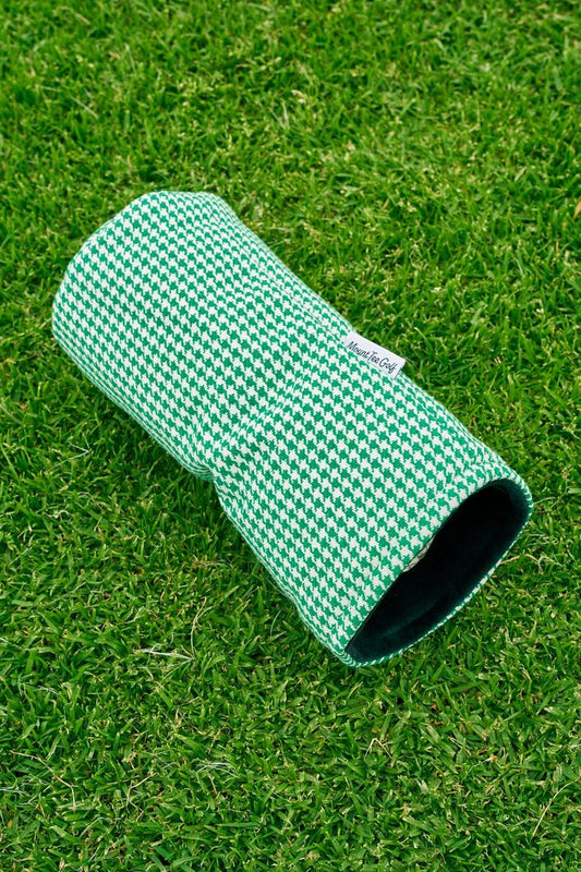 Driver Headcover - Green and White Houndstooth