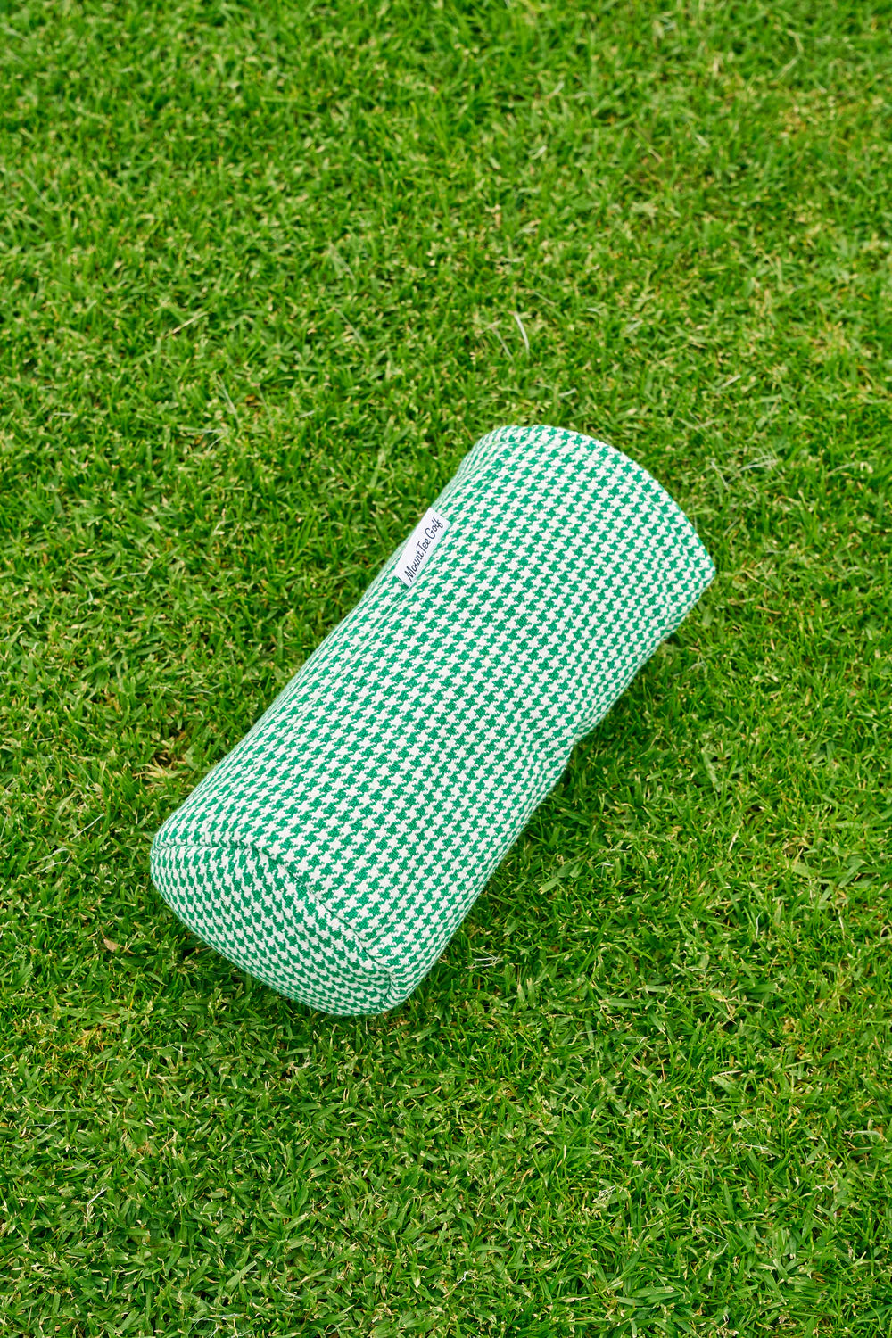 Headcover 3 Wood - Green  and White Houndstooth