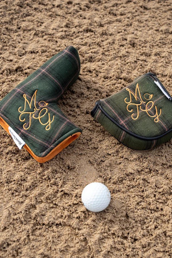 Putter Headcover - Green Tartan