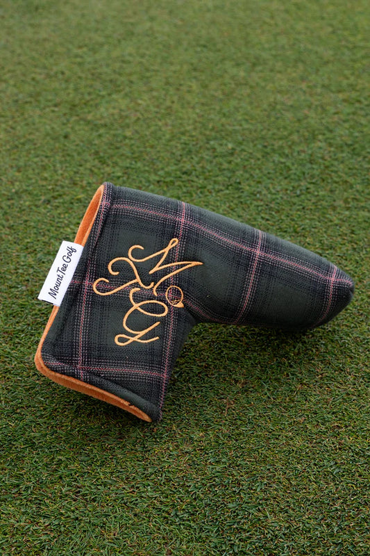 Putter Headcover - Green Tartan