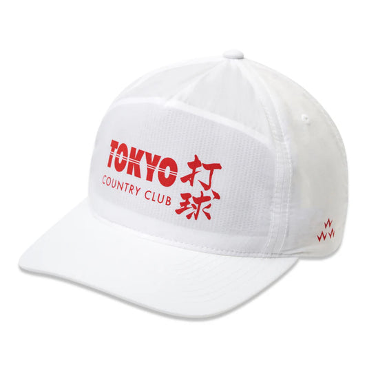 Tokyo Country Club Snapback -White